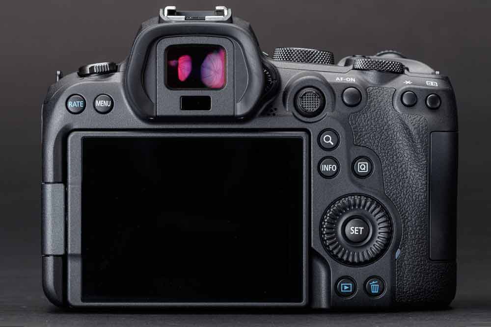 Canon EOS R6. Задняя панель